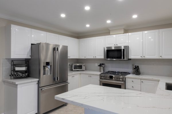 Clean kitchen area