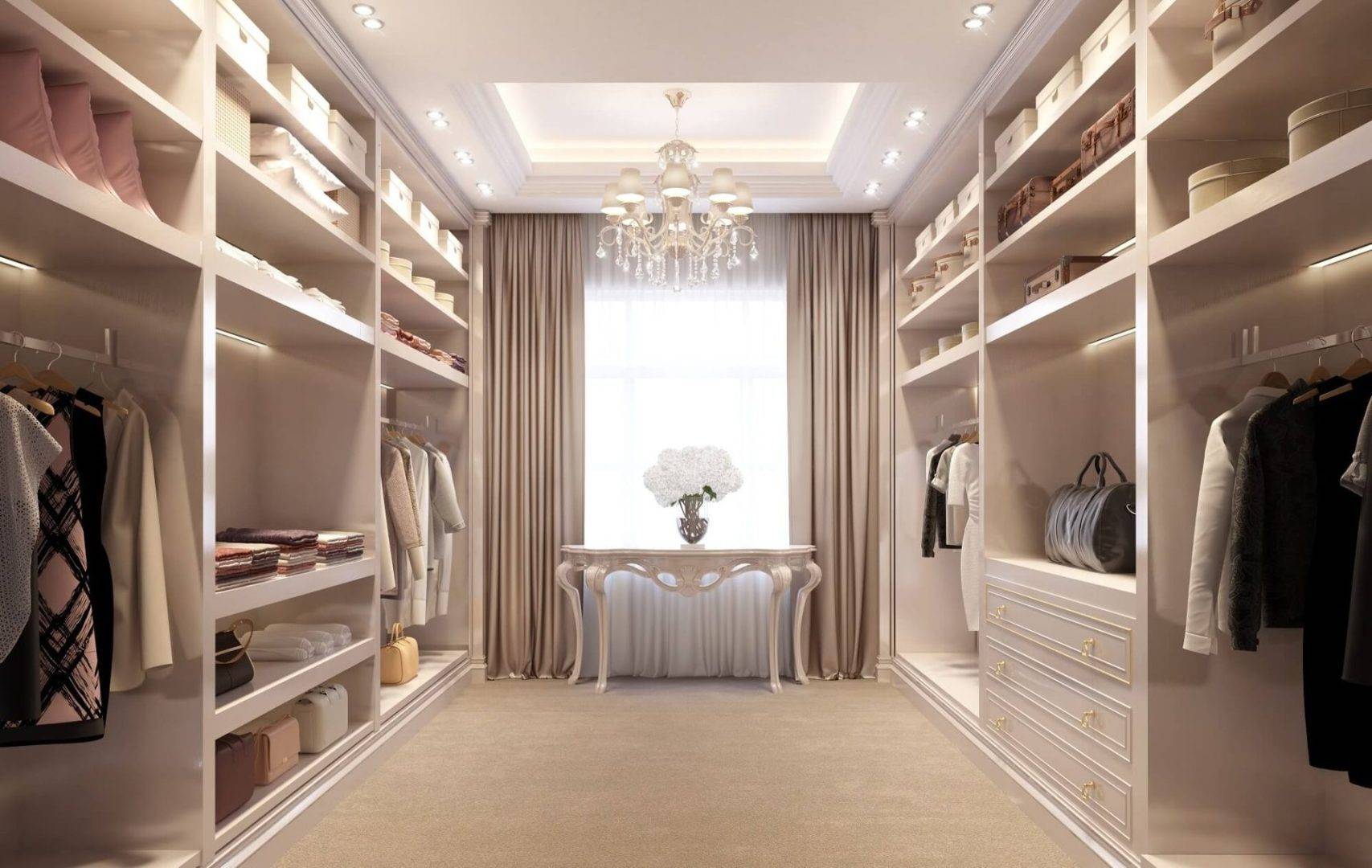 Aesthetic colors for open closets